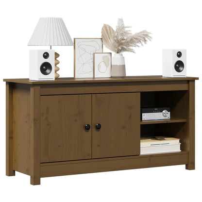 TV-Møbel Honningbrun TV-benk 103x36,5x52 cm heltre furu