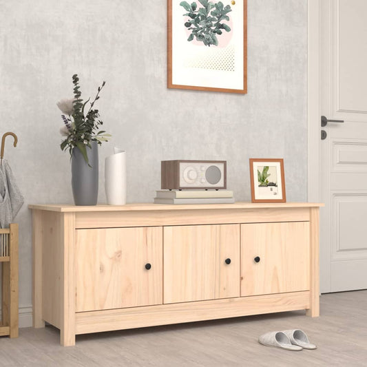 Skoskap Skohylle Skobenk Tre 110x38x45,5 cm heltre furu