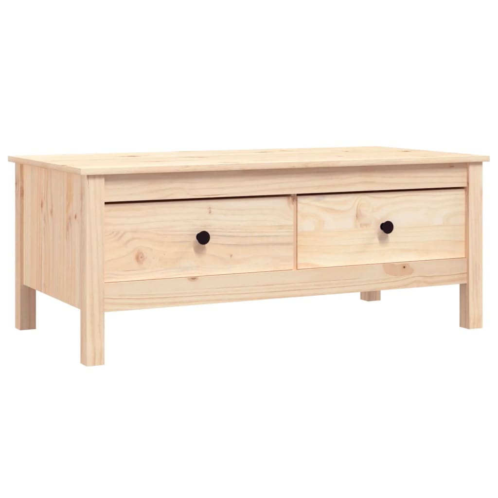 Salongbord Sofabord Tre heltre furu 100x50x40 cm