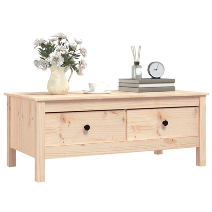 Salongbord Sofabord Tre heltre furu 100x50x40 cm