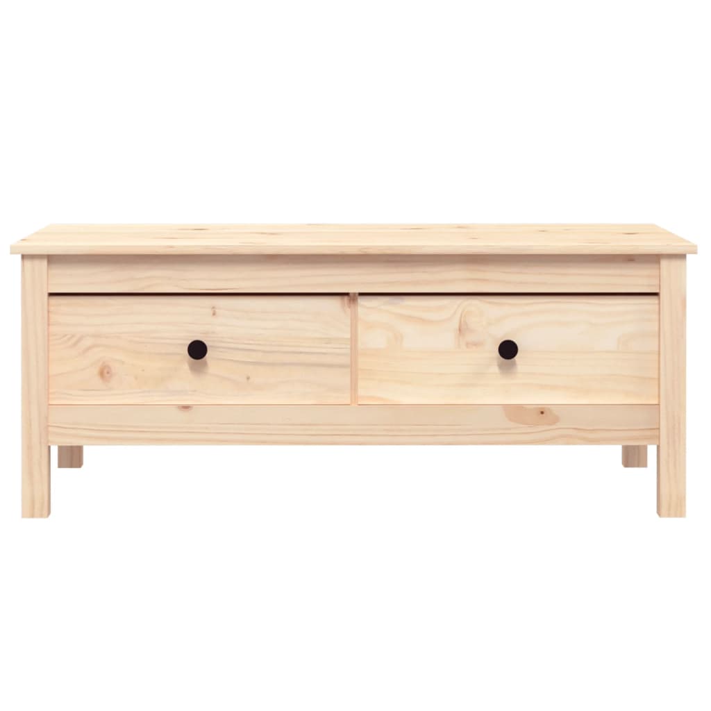 Salongbord Sofabord Tre heltre furu 100x50x40 cm