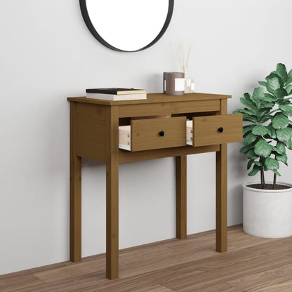 Kommode Honningbrun 70x35x75 cm heltre furu