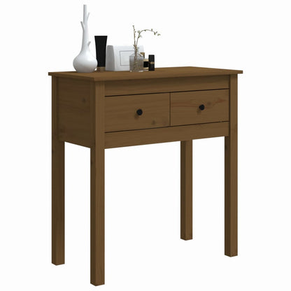 Kommode Honningbrun 70x35x75 cm heltre furu