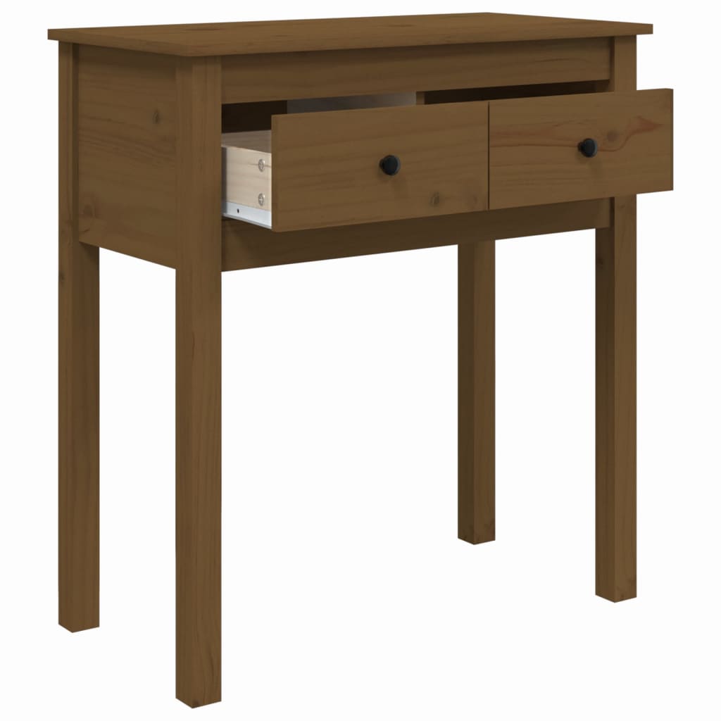 Kommode Honningbrun 70x35x75 cm heltre furu