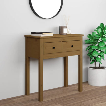 Kommode Honningbrun 70x35x75 cm heltre furu