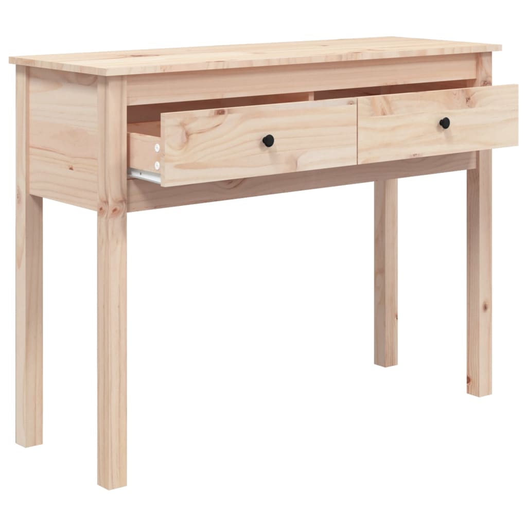 Avlastningsbord konsollbord Tre 100x35x75 cm heltre furu