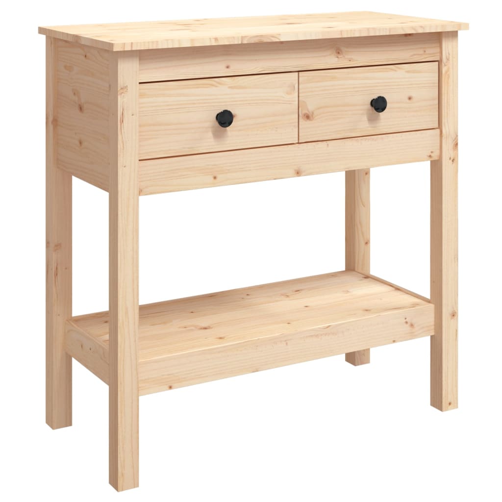 Avlastningsbord Konsollbord Tre 75x35x75 cm heltre furu