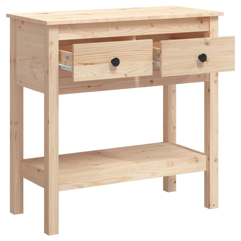Avlastningsbord Konsollbord Tre 75x35x75 cm heltre furu