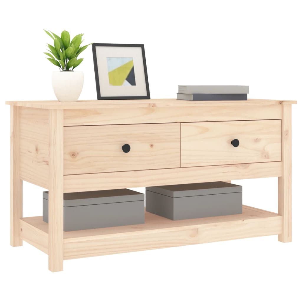 Salongbord Sofabord Tre heltre furu 102x49x55 cm