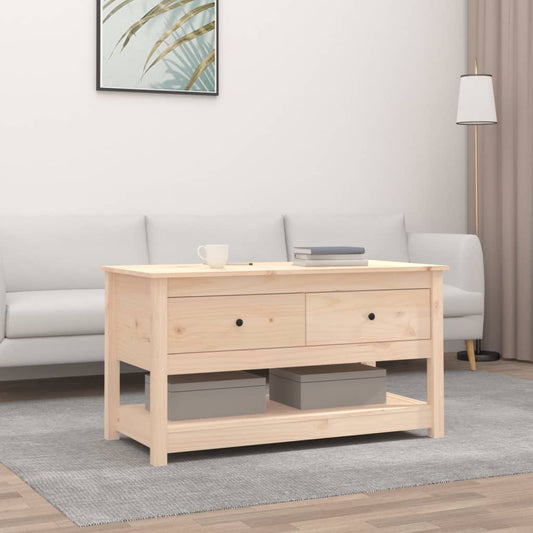 Salongbord Sofabord Tre heltre furu 102x49x55 cm