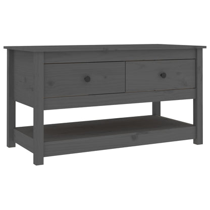 Salongbord Sofabord Grå 102x49x55 cm heltre furu