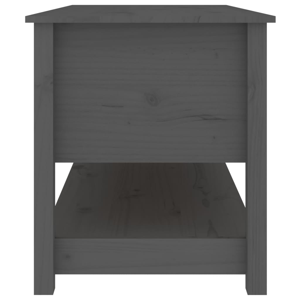 Salongbord Sofabord Grå 102x49x55 cm heltre furu
