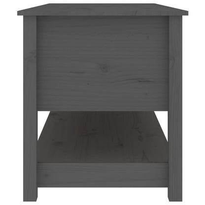 Salongbord Sofabord Grå 102x49x55 cm heltre furu
