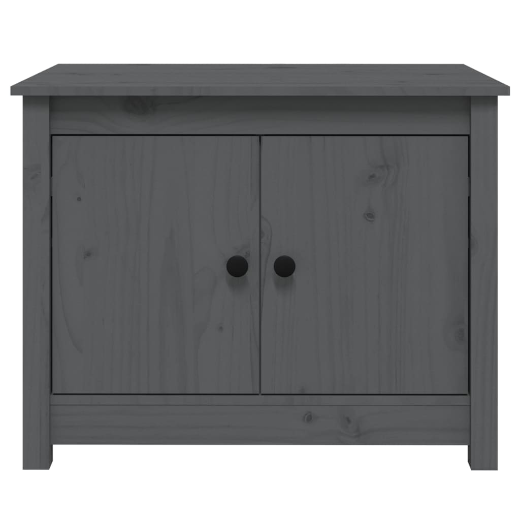 Salongbord Sofabord Grå 71x49x55 cm heltre furu
