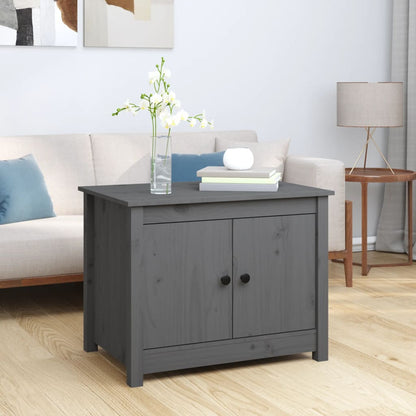 Salongbord Sofabord Grå 71x49x55 cm heltre furu