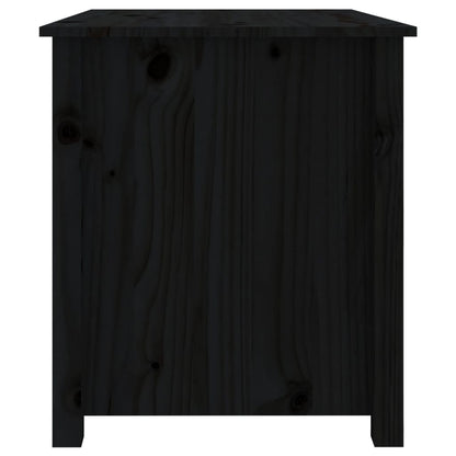 Salongbord Sofabord Svart 71x49x55 cm heltre furu