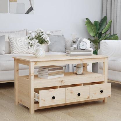 Salongbord Sofabord Tre 102x49x55 cm heltre furu