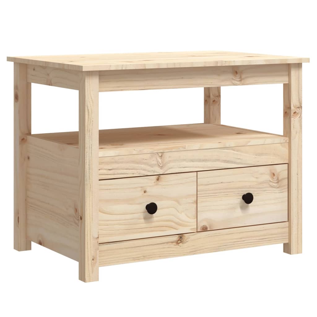 Salongbord Sofabord Tre heltre furu 71x49x55 cm