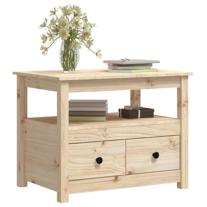 Salongbord Sofabord Tre heltre furu 71x49x55 cm