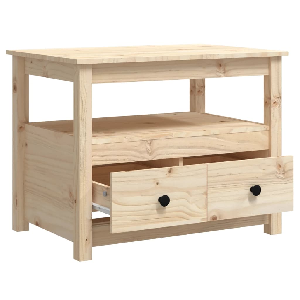 Salongbord Sofabord Tre heltre furu 71x49x55 cm