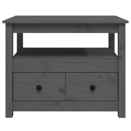 Salongbord Sofabord Grå 71x49x55 cm heltre furu