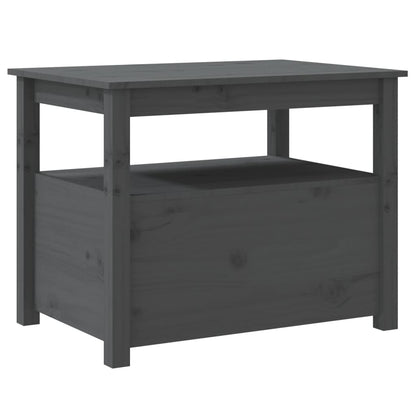 Salongbord Sofabord Grå 71x49x55 cm heltre furu