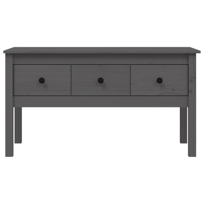 Salongbord Sofabord Grå 102x49x55 cm heltre furu