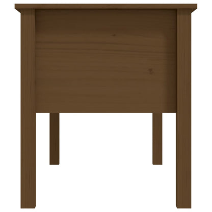 Salongbord Sofabord Tre heltre furu Honningbrun 102x49x55 cm