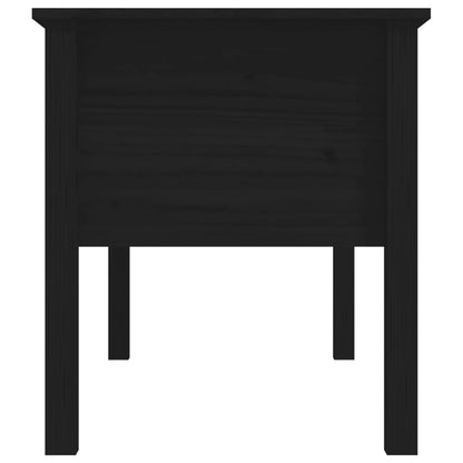 Salongbord Sofabord Svart 102x49x55 cm heltre furu