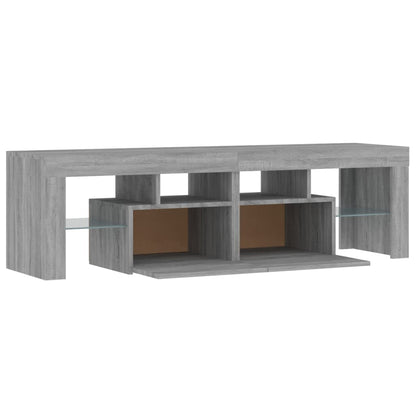 TV-Møbel Sonoma Grå TV-benk med LED 140x36,5x40 cm