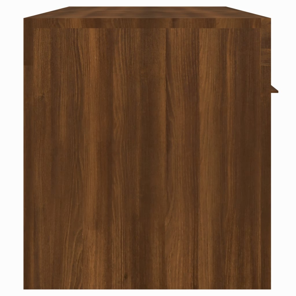 TV-Møbel Brun Eik TV-benk med LED 140x36,5x40 cm
