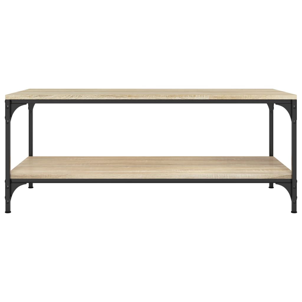 Salongbord Sonoma eik 100x50x40 cm konstruert tre