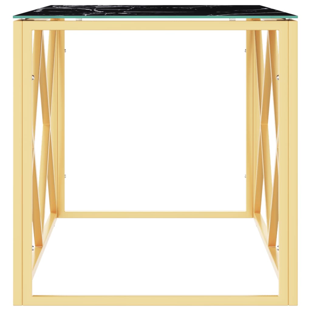 Salongbord Sofabord DIV. 110x45x45 cm rustfritt stål og glass