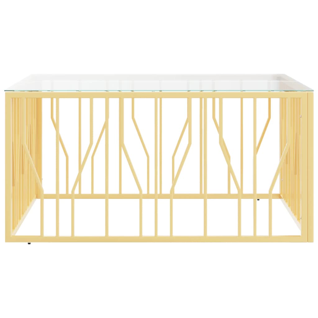 Salongbord Sofabord DIV. rustfritt stål og glass 100x100x50 cm