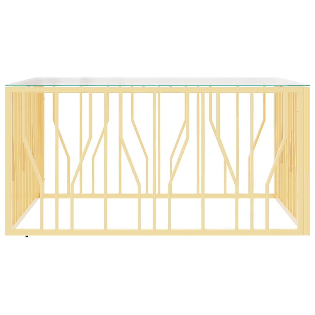 Salongbord Sofabord DIV. rustfritt stål og glass 100x100x50 cm