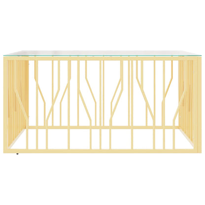 Salongbord Sofabord DIV. rustfritt stål og glass 100x100x50 cm