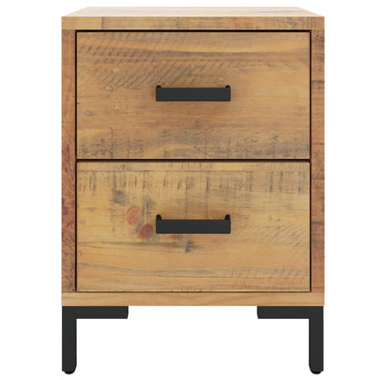 Nattbord Sengbord Brun 36x30x45 cm heltre furu