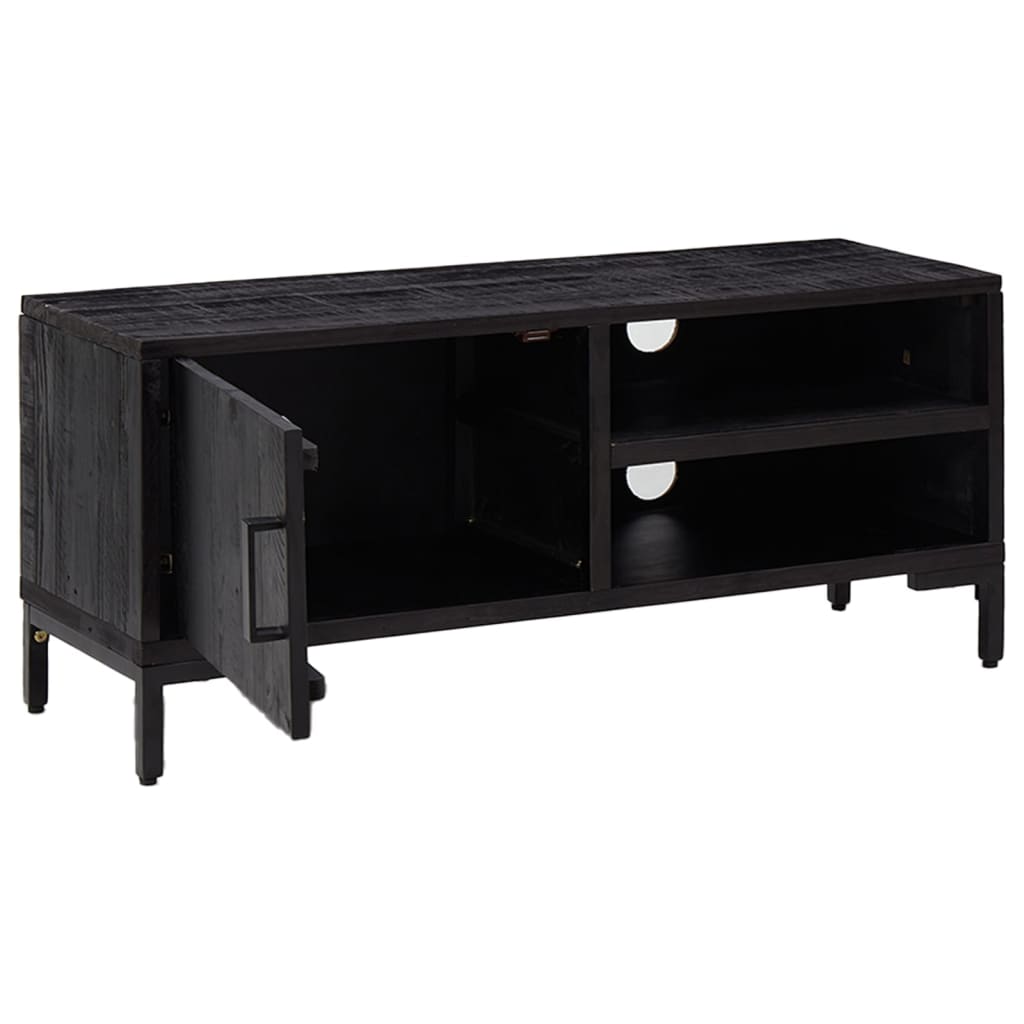 TV-Møbel Svart 90x30x40 cm heltre furu