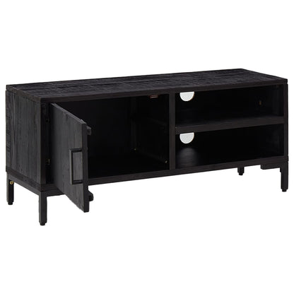 TV-Møbel Svart 90x30x40 cm heltre furu