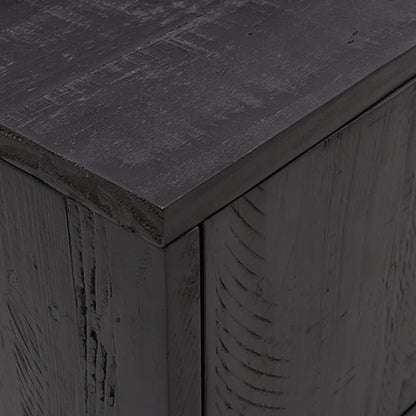 TV-Møbel Svart 90x30x40 cm heltre furu