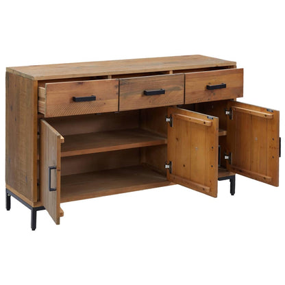 Skjenk Brun 110x35x70 cm heltre furu
