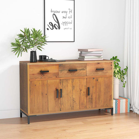 Skjenk Brun 110x35x70 cm heltre furu