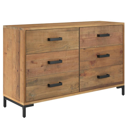 Skjenk Brun 110x35x70 cm heltre furu