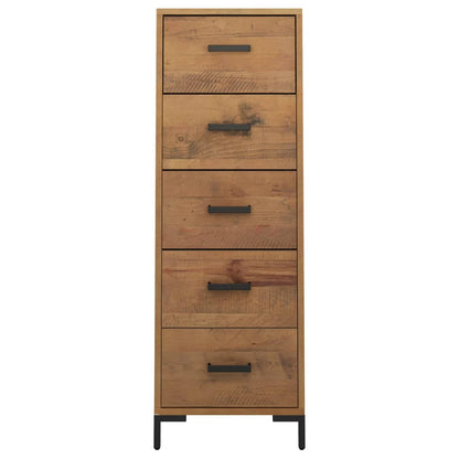 Kommode Tre 42x35x110 cm heltre furu