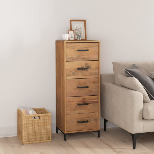 Kommode Tre 42x35x110 cm heltre furu