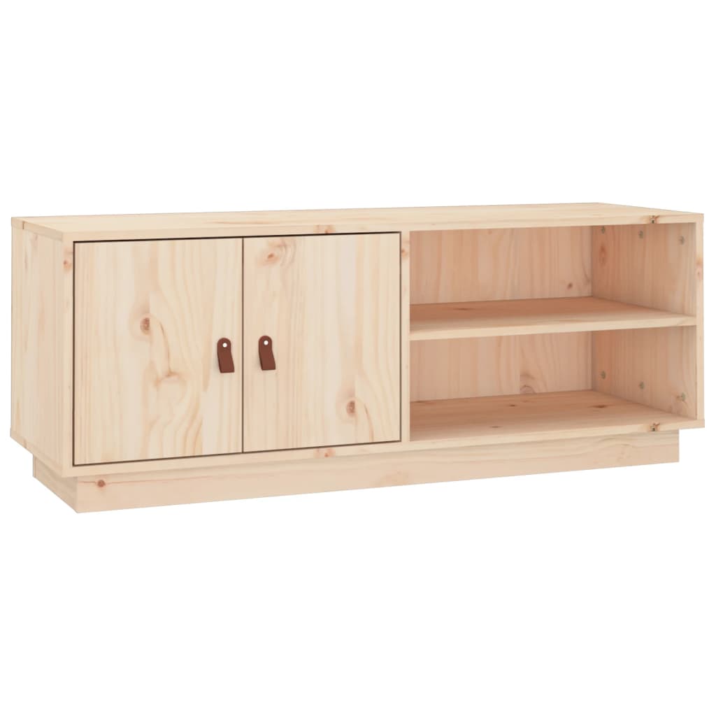 TV-Møbel Tre TV-benk heltre furu 105x34x40 cm