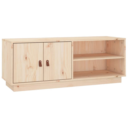 TV-Møbel Tre TV-benk heltre furu 105x34x40 cm