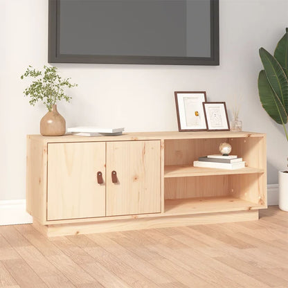 TV-Møbel Tre TV-benk heltre furu 105x34x40 cm