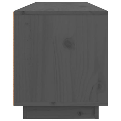TV-Møbel Grå TV-benk 100x34x40 cm heltre furu