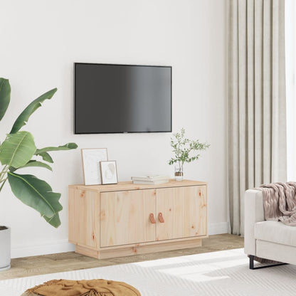 TV-Møbel Tre Tv-benk heltre furu 80x34x40 cm